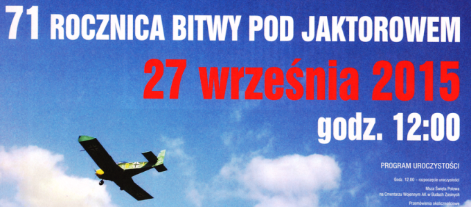 71. rocznica bitwy pod Jaktorowem - Grodzisk News