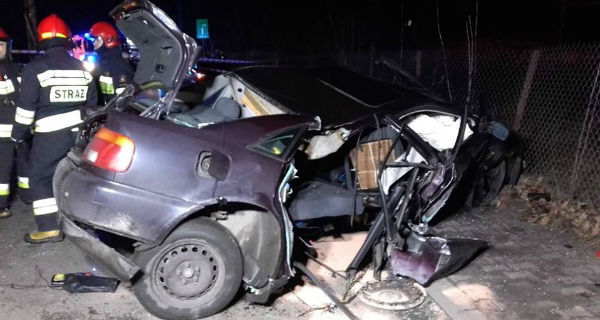 Wieczorne zderzenie w Milanówku, pijany kierowca - Grodzisk News