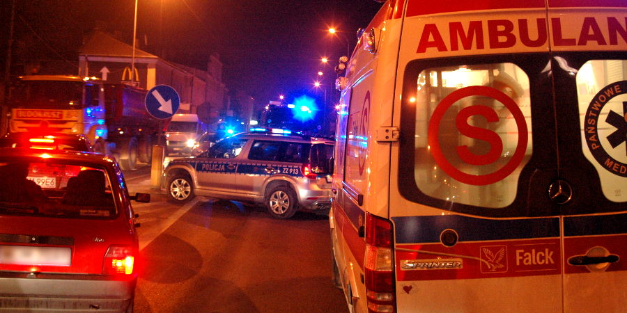 Dwa wypadki w centrum Grodziska, są poszkodowani - Grodzisk News
