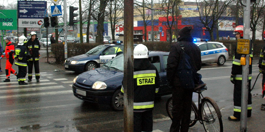 Wypadek w Milanówku. Jedna osoba ranna - Grodzisk News