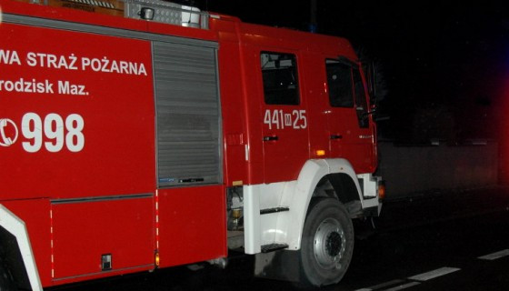 Nocny pożar w Książenicach - Grodzisk News
