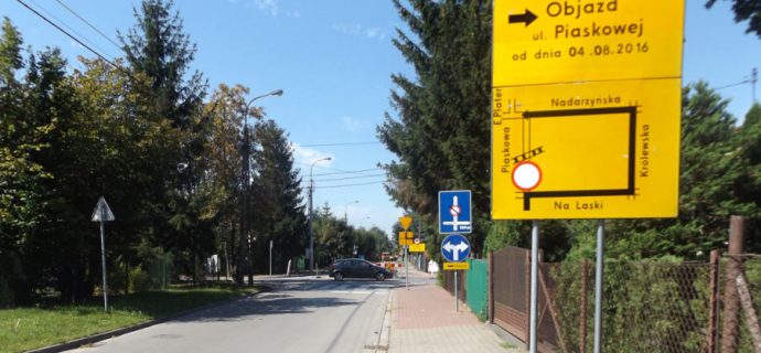 Urzędnicy: Piaskowa przejezdna od 1 września - Grodzisk News