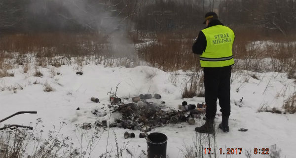 Palił odpady pochodzące z działalności gospodarczej - Grodzisk News