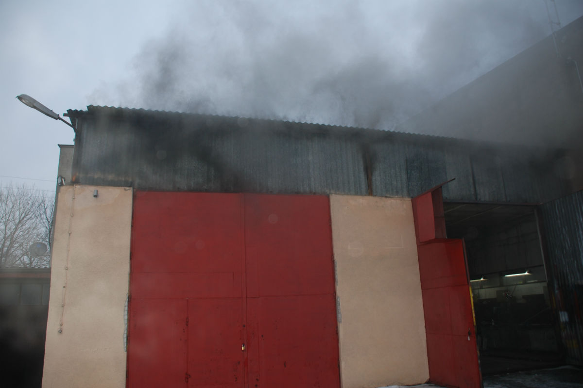 Pożar garażu grodziskiej OSP, czyli ćwiczenia strażaków - Grodzisk News