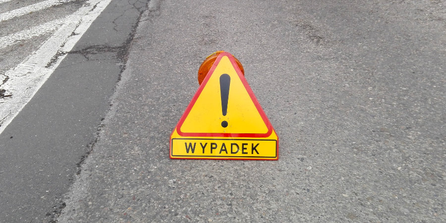 Wypadek na Żyrardowskiej. Droga zablokowana - Grodzisk News