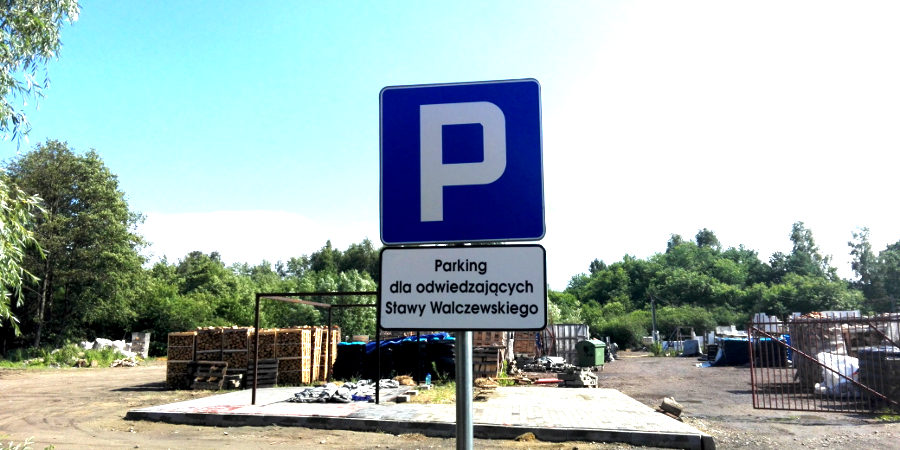 Zastępcze parkingi w pobliżu Stawów Walczewskiego - Grodzisk News