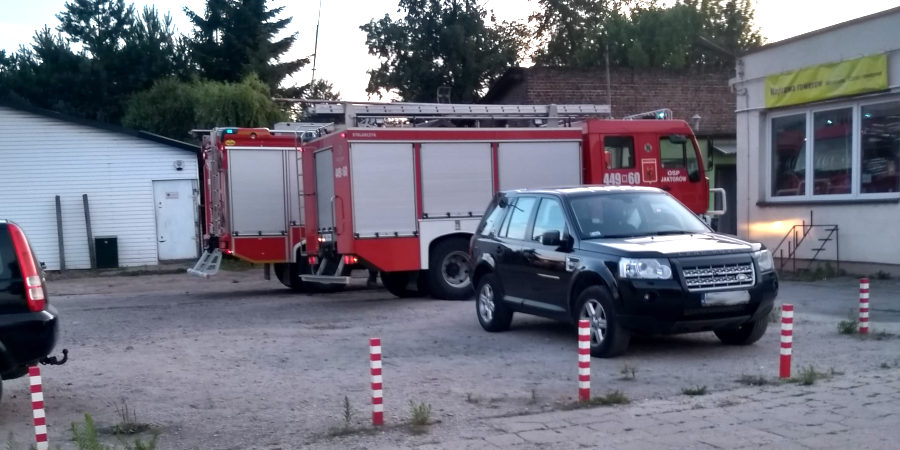Wieczorny pożar na Warszawskiej - Grodzisk News