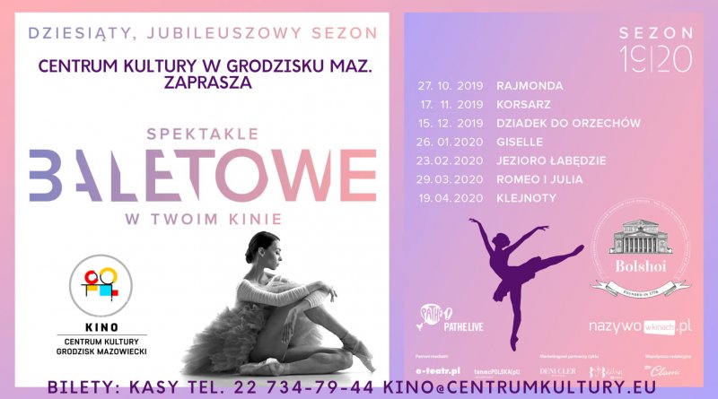 Kolejny sezon ze światową klasyką baletu w Grodzisku - Grodzisk News