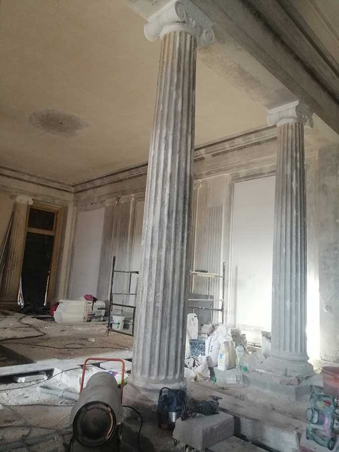 Trwa remont zabytkowego pałacu - foto: 