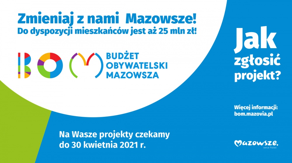 Dwa tygodnie na zgłaszanie projektów do Budżetu Obywatelskiego Mazowsza - Grodzisk News