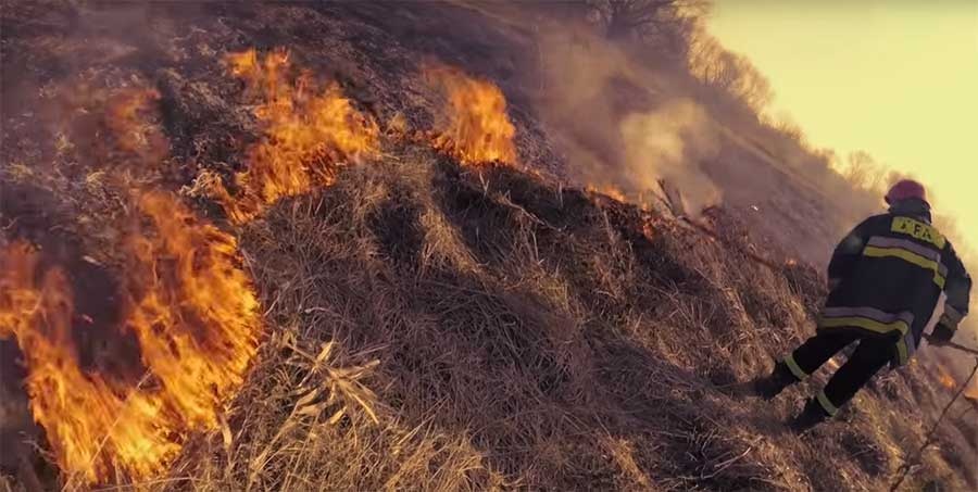 Pożar w Kaskach - Grodzisk News