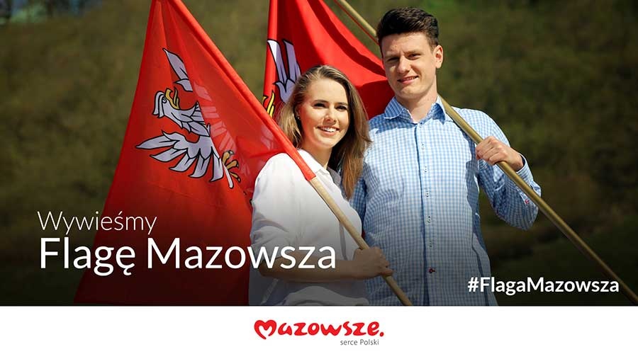 Flaga Mazowsza dla wszystkich - Grodzisk News