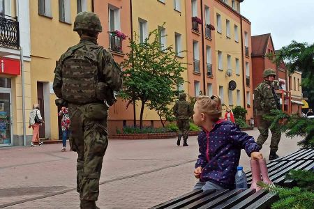 Co żołnierze robili na grodziskim deptaku? [FOTO] - Grodzisk News