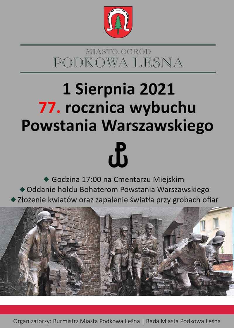 77. rocznica wybuchu Powstania Warszawskiego - Grodzisk News
