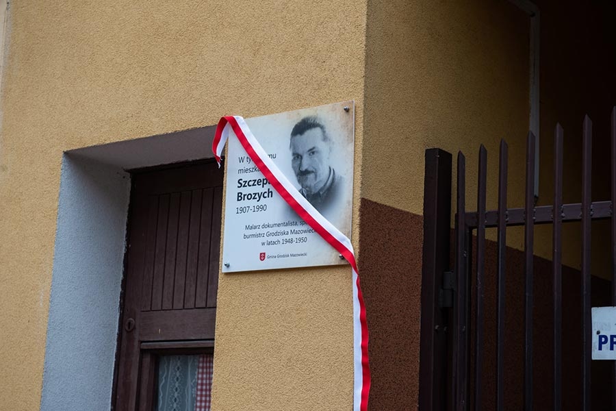Grodzisk upamiętnił Szczepana Brozycha, dawnego burmistrza [FOTO] - foto: Facebook/Urząd Gminy Grodzisk Maz.