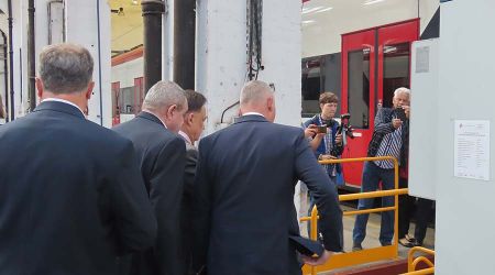 Inauguracja drugiego toru WKD i wizyta w lokomotywowni. Zobacz zdjęcia - Grodzisk News