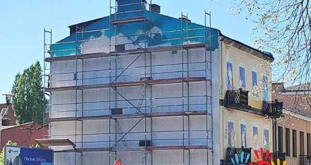 Prace nad muralem 500-lecia Grodziska rozpoczęte - Grodzisk News