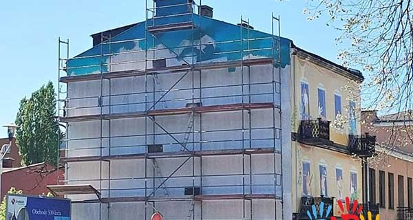 Prace nad muralem 500-lecia Grodziska rozpoczęte - Grodzisk News