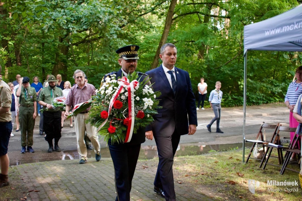Upamiętnili 78. rocznicę tragicznej śmierci żołnierzy AK - foto: Facebook/Milanówek Miasto-Ogród
