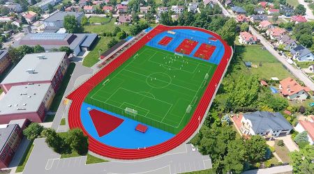 Wybudują kompleks sportowy po sąsiedzku. Stadion w Żyrardowie za prawie 14 mln zł - Grodzisk News