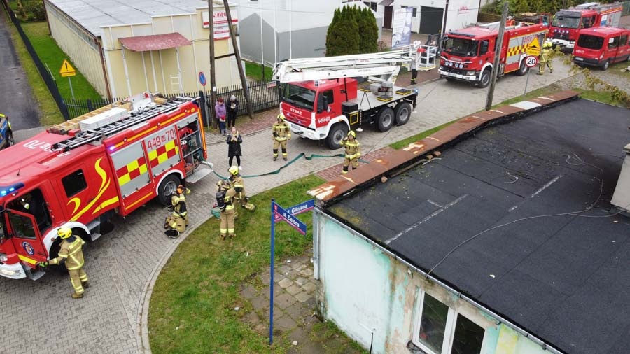 Efektowne ćwiczenia strażaków w Grodzisku [FOTO] - foto: 