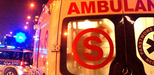 Wypadek z udziałem busa w Józefinie. Ciężarna kobieta w szpitalu - Grodzisk News
