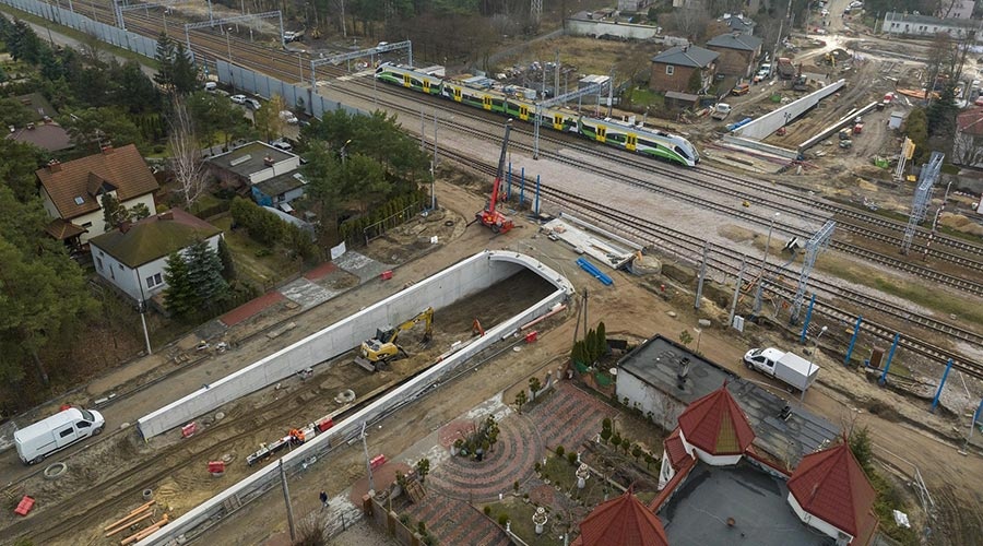 Jak idzie budowa wiaduktów i tuneli kolejowych na Mazowszu - Grodzisk News