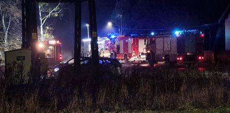 Wieczorny pożar w Budach Grzybku - Grodzisk News