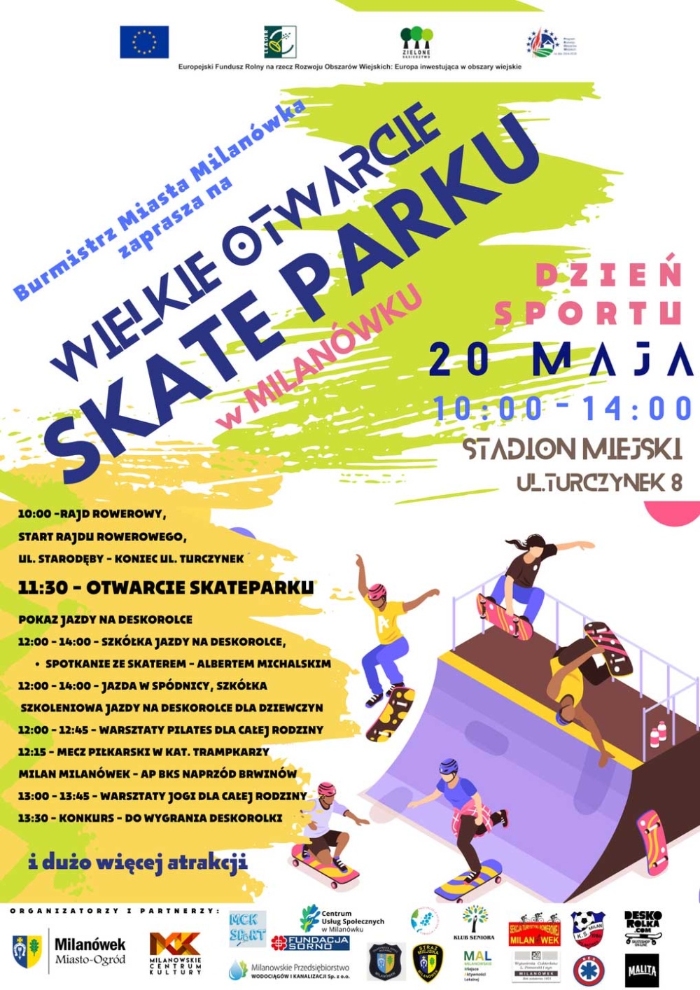 W sobotę otwarcie skateparku w Milanówku - Grodzisk News