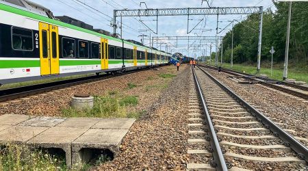 Wykolejenie pociągu w Skierniewicach. Duże utrudnienia w kursowaniu składów KM - Grodzisk News