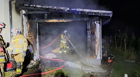 Nocny pożar w Żabiej Woli [FOTO] - Grodzisk News