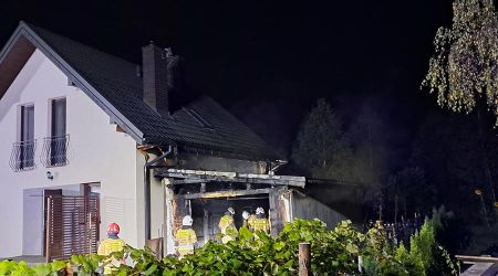 Nocny pożar w Żabiej Woli [FOTO] - Grodzisk News