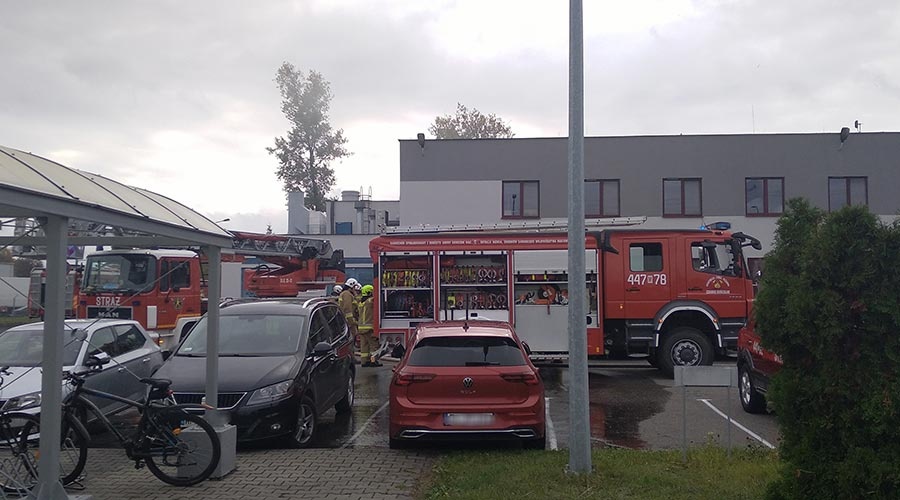 Pożar na Granicznej. Kilkadziesiąt osób ewakuowanych z budynku - foto: Piotr Kłosek-Krawcowicz