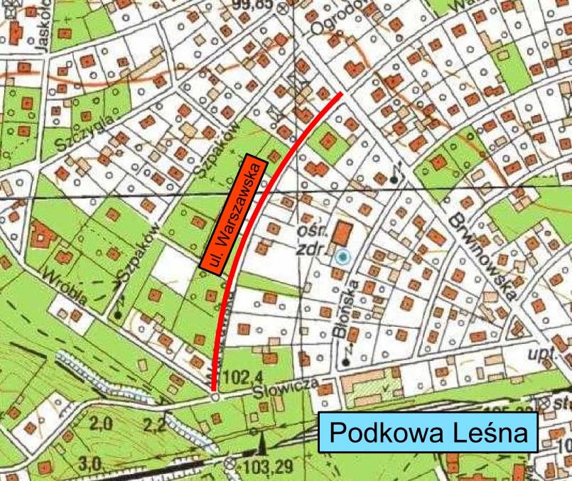 Warszawska w Podkowie do przebudowy - Grodzisk News