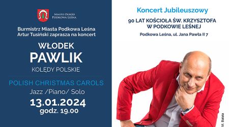 Koncert kolęd Włodka Pawlika w  Podkowie - Grodzisk News