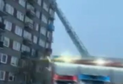 Pożar i ewakuacja w bloku na Radziejowskiej - Grodzisk News