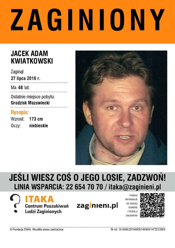 Zaginiony -- JACEK_ADAM__KWIATKOWSKI -- PLAKAT20160826-page-001